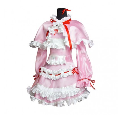 Another Misaki Fujioka Cosplay Costume Pink Dress